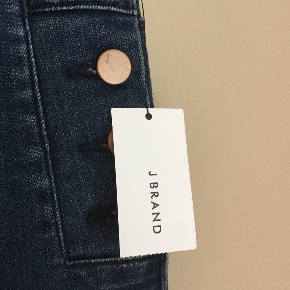 NEW J Brand Natasha Sky High Moxie Button Fly Skinny Jeans Eco Wash - Picture 4 of 11